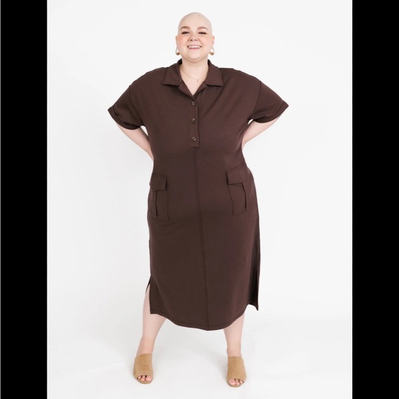 Smash + Tess Dresses & Skirts - Smash + Tess Lennex Brown Cargo  Dress